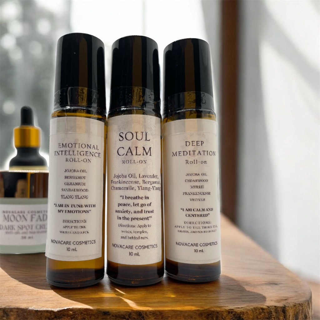 Roll-On Blended Oils to Calm your soul, Meditate and promote your Emotional Balance
